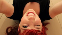 Woman lying down redheads