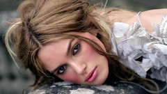 Woman mac Keira Knightley faces models