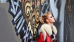 Woman mac Los Angeles lewis nude mural street art Lindsay Marie