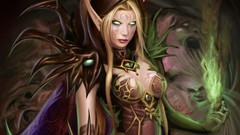 Woman magician elves artwork fantasy art