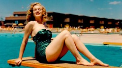 Woman Marilyn Monroe blondes