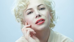 Woman Marilyn Monroe faces Actress blondes michelle williams 