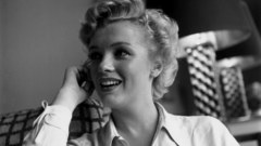 Woman Marilyn Monroe grayscale