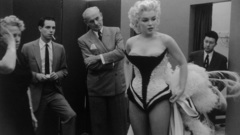 Woman Marilyn Monroe grayscale