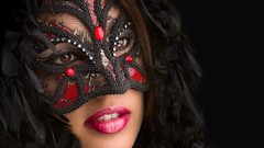 Woman masks cosplay Venetian masks