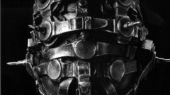 Woman masks monochrome greyscale