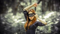 Woman masks Venetian masks