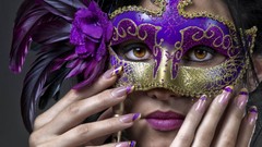 Woman masks Venetian masks