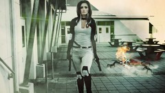 Woman mass effect 2 mass effect miranda lawson Cerberus cosplay