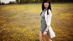 Woman meadows dress brunettes Taylor McCutchan