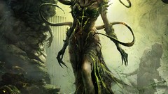 Woman medusa artwork fantasy art