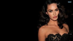 Woman Megan Fox Actress Simple Background