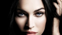 Woman Megan Fox faces