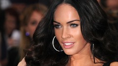 Woman Megan Fox faces Actress