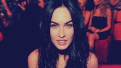 Woman Megan Fox faces Actress