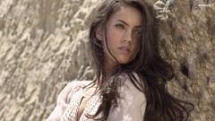 Woman Megan Fox faces models