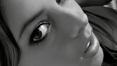 Woman Mellie grayscale portraits