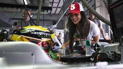 Woman Mercedes-Benz nicole scherzinger brunettes Lewis Hamilton 