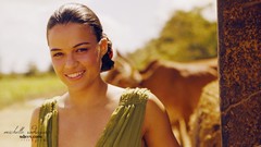 Woman Michelle Rodriguez models