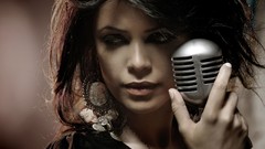 Woman mike brunettes singers models yasmin levy