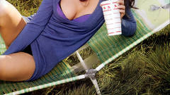 Woman mila kunis cleavage