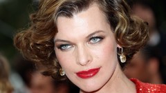 Woman Milla Jovovich Actress earrings portraits