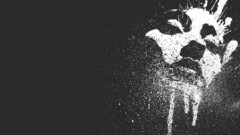 Woman minimalistic Music white