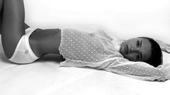 Woman miranda kerr monochrome