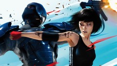 Woman mirrors edge brunettes models