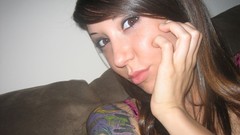 Woman Misty Gates tattoos