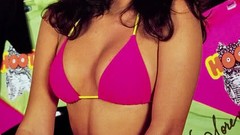 Woman models 1993 bikini Hooters