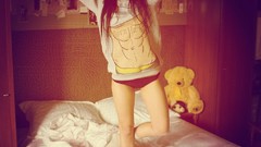 Woman models Alexander Tikhomirov