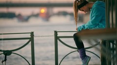 Woman models Alexander Tikhomirov