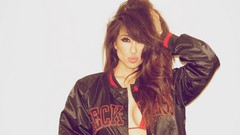 Woman models alie layus