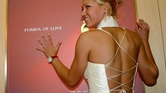 Woman models Anna Kournikova