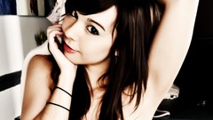 Woman models Ariel Rebel