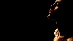 Woman models artwork