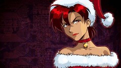 Woman models artwork