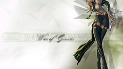 Woman models artwork