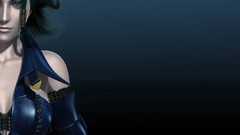 Woman models black hair artwork Bullet Witch