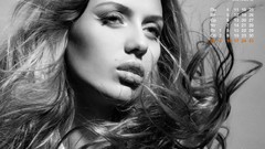 Woman models Calendar monochrome