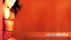 Woman models Carmen Electra