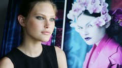 Woman models Catherine McNeil