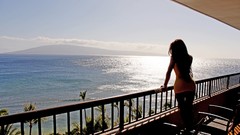 Woman models CJ Miles