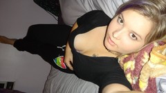 Woman models cleavage loved