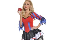 Woman models cosplay Simple Background