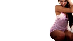 Woman models danielle lloyd Simple Background