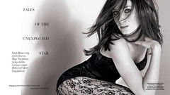 Woman models emily blunt