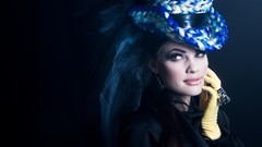 Woman models fantasy art