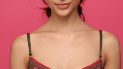 Woman models Fernanda Prada